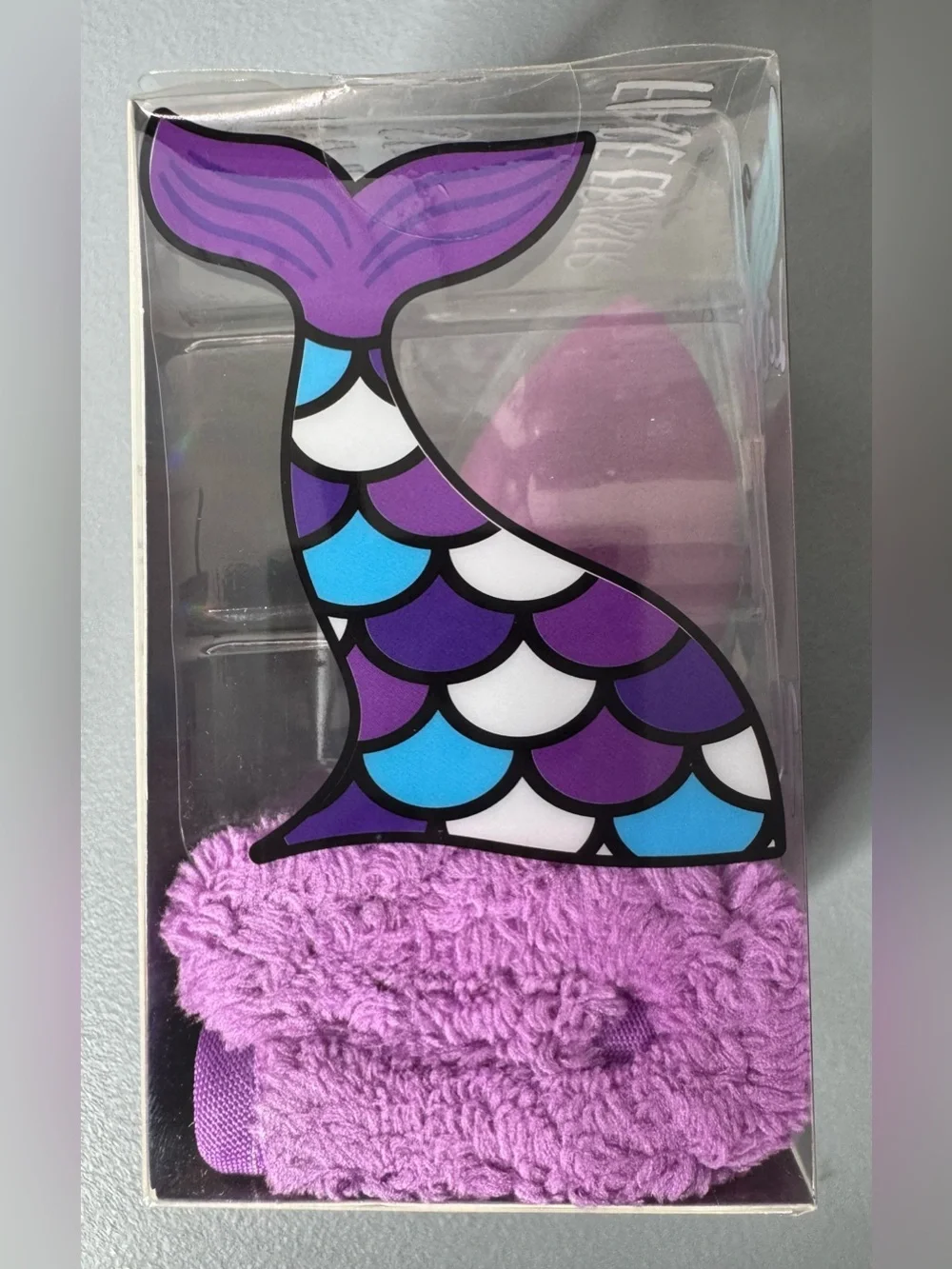 Onyx Purple & Teal Mermaid Makeup Sponge 2PC makeup foundation gift set eraser